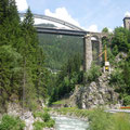 Beginn des Paznauntales, Bahnbrücke - Trisannabrücke