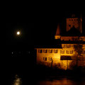 Nachtstimmung mit Vollmond in Aarwangen