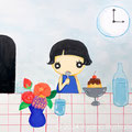Ayano illustration, pudding time