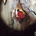 Exploring the cave (April 2019). 