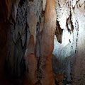 This stalagmite is several metres tall. 