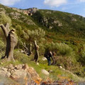 Vatos cave seen from below near the settlement Trialos (January / February 2016).