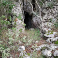 Entrance to the cave.