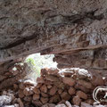 The cave was used as a corral. 