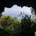 Exit from the cave.