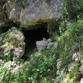 Entrance to the cave of Athinas. 