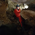 Exploring the right hand side of the cave. 