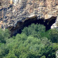 Entrance to the Skotini Grava cave.