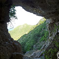 View out of the cave.