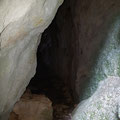 Entrance to the Tripes cave.