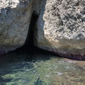 The big entrance to the sea cave. 
