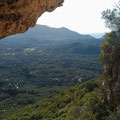 View out of the cave. 