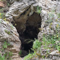 Entrance to the cave.