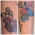 Watercolour Tattoo Super Mario Kart © Farb Fleck Tattoo OG Tattoostudio Linz