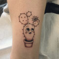Newschool Kaktus Tattoo © Farb Fleck Tattoo OG Tattoostudio Linz