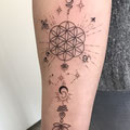 Fineline Symbol Tattoo © Farb Fleck Tattoo OG Tattoostudio Linz