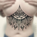 Maori Underboob Tattoo © Farb Fleck Tattoo OG Tattoo Studio Linz