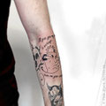 Anime Tattoo © Farb Fleck Tattoo OG Tattoostudio Linz
