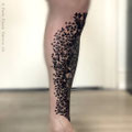 Geometrie Unterschenkel © Farb Fleck Tattoo OG Tattoostudio Linz