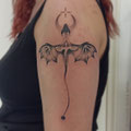 Dragon Tattoo Dot Art © Farb Fleck Tattoo OG Tattoostudio Linz