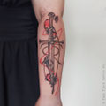 Schwert Sketchy Tattoo © Farb Fleck Tattoo OG Tattoostudio Linz