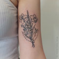 Flower Tattoo © Farb Fleck Tattoo OG Tattoostudio Linz