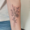 Flower Tattoo © Farb Fleck Tattoo OG Tattoostudio Linz