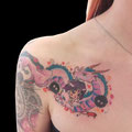 Tattoo Ghibli © Farb Fleck Tattoo OG Tattoostudio Linz