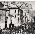 Fine anni '40 - Processione San Francesco su via Margherita (f.to L.Policastri)