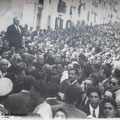 1952 - Il sindaco G.B. Policastri accoglie il ritorno a Corigliano dei Padri Minimi - in primo piano don Antonio Colosimo e P.Antonio Rasulo(quello con gli occhiali)