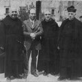 Metà anni '60 A Paola (da sx) Padre Baldassari Mari, prof. Domenico Sapia, padre Antonio Caruso e padre Ciccio Mazza  