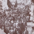 1951-Processione di S.Francesco(nei pressi del palazzo Mazziotti in Via S. Francesco)