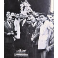 1948- Processione di San Francesco (tra gli altri: don Ciccio e don Battista Policastri- foto di L. Policastri)