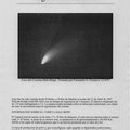 Artículo sobre el cometa Hale-Bopp con una foto mia realizada en el año 97.