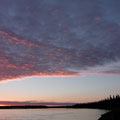 Sonnenuntergang am Yukon River