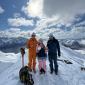 Magdalena, Jakob und Pascal in Norwegen, April 2025