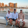 Juli 2023, Michi, Lukas und Felix in Malaga