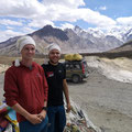 August 2018, Marcel und Raphael in Tungri, Indien