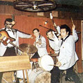 THE TROPICS - Tanzbar Pferdestall, Hagen - april 1965 vlnr: Benny Stevens - Rudy de Wilde - Hilmar Päck - Paul Pattynama