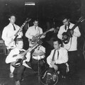 THE ROLLERS (1961) vlnr: Jacky Barkey, Ed Vermeulen, Ed v.d. Hoeven, Cees Sanders, Ed Sauer en Jimmy v.d. Hoeven.