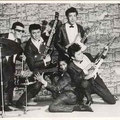 The Eastern Aces (ca. 1962/1963) vlnr: Loekie Diks, Harry Bredow, Tony Lentze, Joop Ketting Olivier, Frans vd Brand 