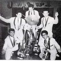 THE EASTERN ACES - Nürnberg (oktober 1961) l/r: Tony Lentze, Frans van den Brand, Loek Diks, Wally Swärz, Richard Bastiaans 