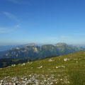 Vordernberger Mauer und dahinter rechts der Eisenerzer Reichenstein