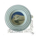 René Magritte  La pipe   Multiple in Form eines Aschenbechers nach einem Entwurf von 1933 Ediiton Rosenthal studio line Nr. 59/150  18,5 cm