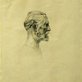 Auguste Rodin  Portrait Antonin Proust Radierung, signiert, um 1884--88