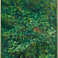 Peter Schunter Johannisbeerstrauch Öl/Nessel signiert, 1988