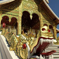 Wunderschöner Wat Ho Prabang im Herzen der Stadt