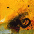 Tod des Skorpions, Öl auf Leinwand, 50 x 70 cm, 2003