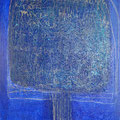 The Beautiful Healing Tree - Blu II,  2012, mixed media on canvas, 33 x 24 cm