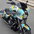 Motorrad Design Folierung Folierer Harley Davidson Streetglide by custom company